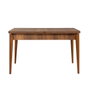 Hanah Home Vina 0900 Walnut Stone Juego de Comedor Extensible